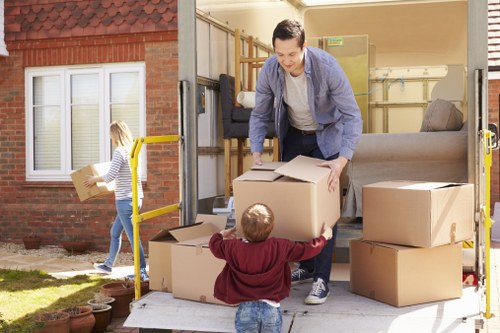 Local van service helping with home and office transport in Customhouse