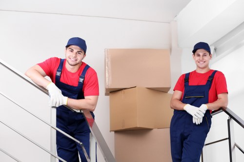 Local office removals service supporting Customhouse businesses