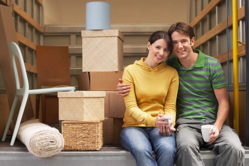 Donation items prepared for charity reuse partnership